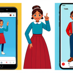 A vibrant, dynamic illustration depicting a beloved animated character from childhood, fully clothed in modest, everyday attire, making a seamless transition across various modern digital platforms. The character is shown in separate panels or segments within one image: one segment features a short, energetic video clip for a social media platform like TikTok, another shows an educational frame for a streaming video site like YouTube, and a third displays an interactive post for a social networking feed. The background subtly blends nostalgic elements with sleek, contemporary digital interfaces, symbolizing the character's evolution from traditional media to a digital icon. The scene is bright and cheerful, emphasizing positive engagement. perfect anatomy, correct proportions, natural pose, well-formed hands, proper finger count, natural body proportions, safe for work, appropriate content, fully clothed, family-friendly, high quality, professional illustration, intricate details.